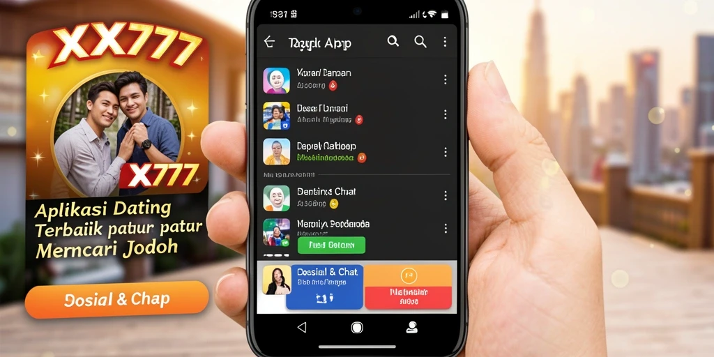 Tampilan antarmuka XXX777 yang sederhana dan menarik.
