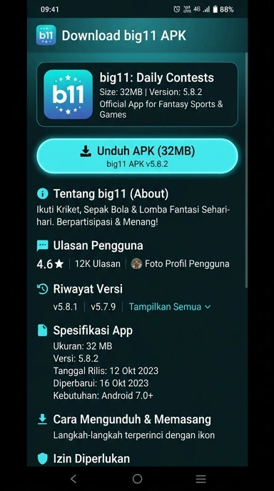 Panduan Lengkap Unduh dan Instal APK big11 untuk Android